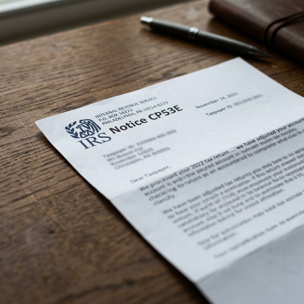 IRS Seeks Examples of Incorrect CP53E Notices